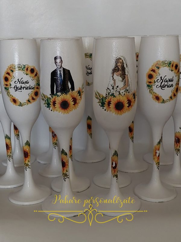 Pahare cu floarea soarelui - imagine 4