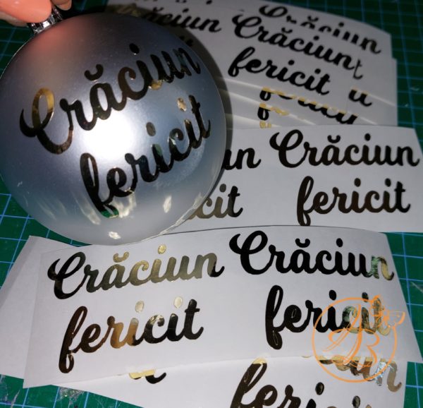 Stickere, autocolante Craciun fericit