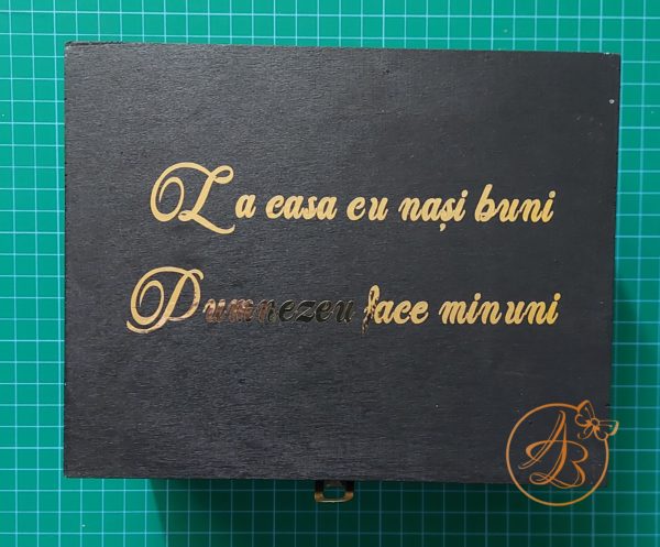 Set cutie eleganta cu pahare, pentru nasi - imagine 11