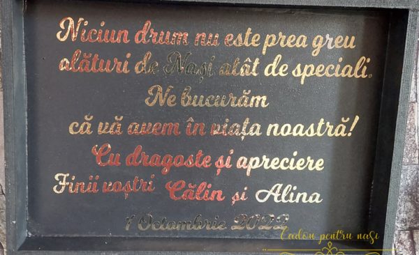 Set cutie eleganta cu pahare, pentru nasi - imagine 28