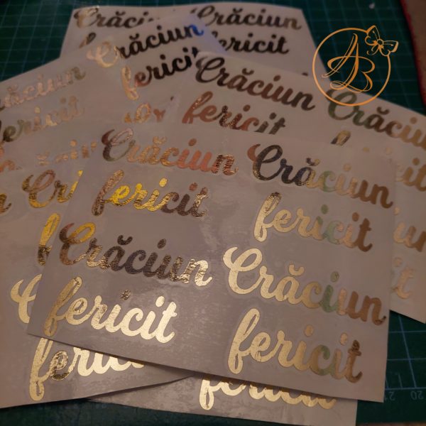 Stickere, autocolante Craciun fericit - imagine 8