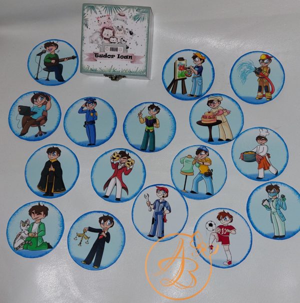 Cartonase meserii pentru baietel - imagine 3