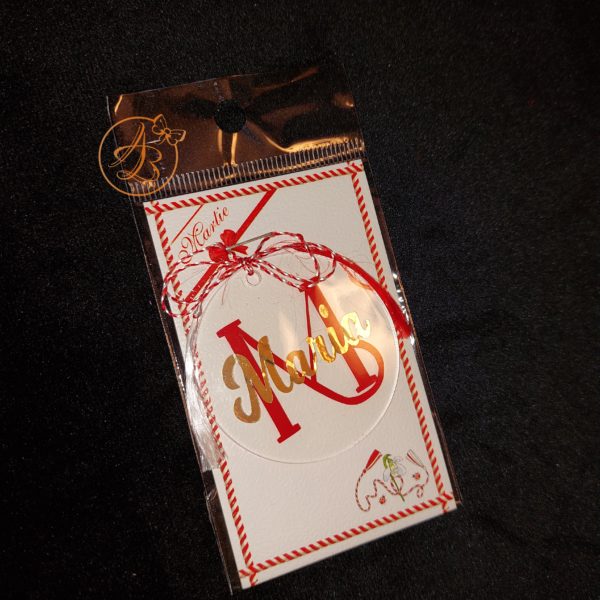 Martisor plexiglas cu nume - imagine 2