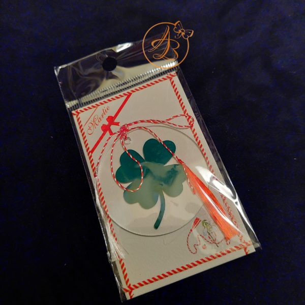Martisor plexiglas cu trifoi - imagine 3