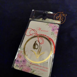 Martisor plexiglas cu ghiocel