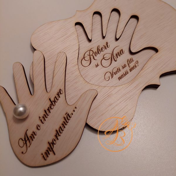 Manuta personalizata pentru cerere nasi - imagine 6