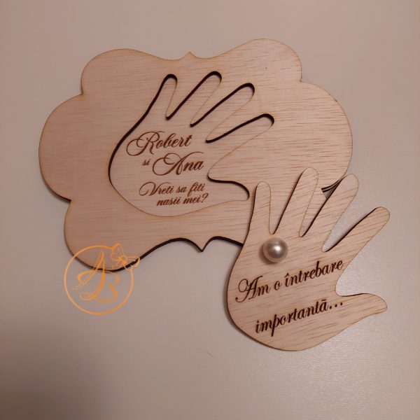 Manuta personalizata pentru cerere nasi - imagine 4