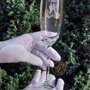 Pahare cristal gravate pentru miri