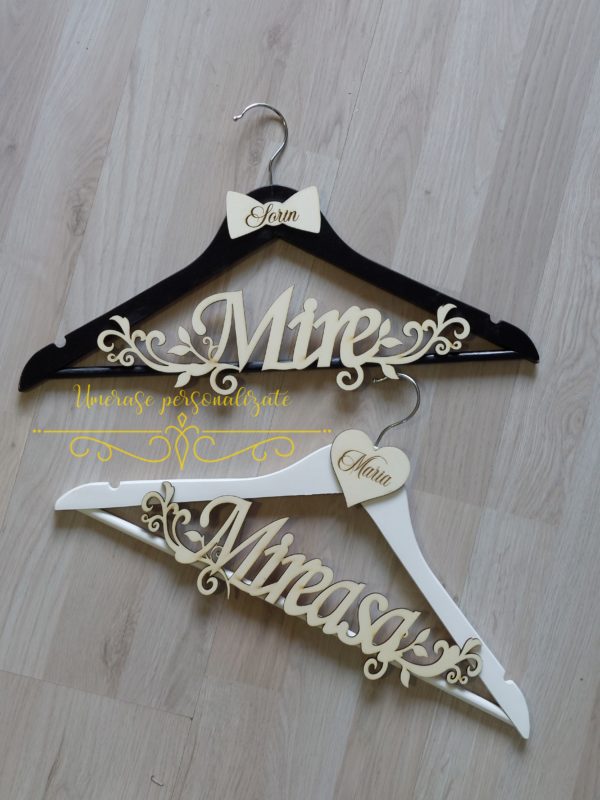 Set umerase pentru mire si mireasa - imagine 2