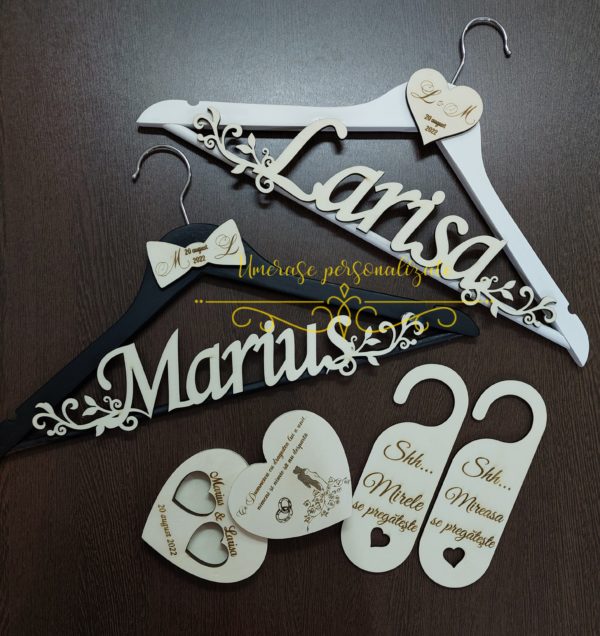Set umerase, cutie verighete si taguri usa - imagine 4