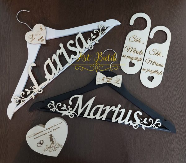 Set umerase, cutie verighete si taguri usa - imagine 3