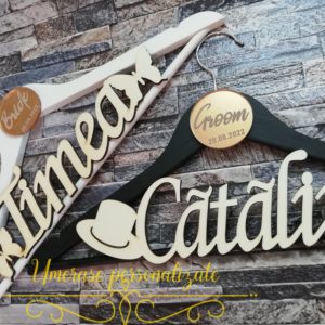Set umerase cu nume si cerc plexiglass