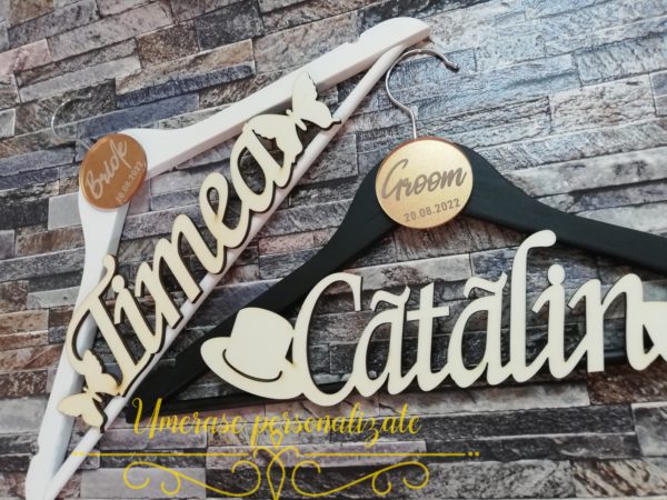 Set umerase cu nume si cerc plexiglass