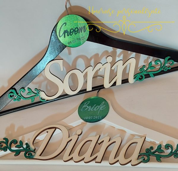 Set umerase cu nume si cerc plexiglass - imagine 2