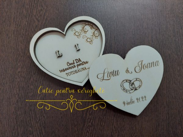 Cutiuta pentru verighete - imagine 9
