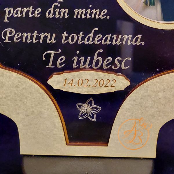 Trofeu inimioara cu leduri pentru indragostiti, Valentine's Day, Dragobete - imagine 2