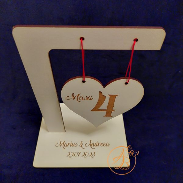 Numere mese cu inimioara - imagine 3