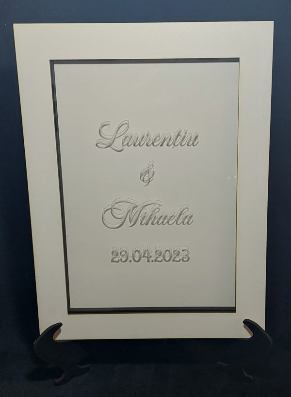 Guest Book plexiglass si cutiuta cu inimioare - imagine 7