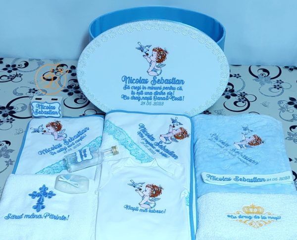 Trusou botez baietel cu inger