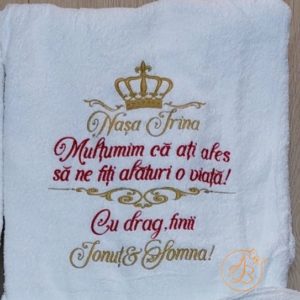 Halat brodat pentru nasi