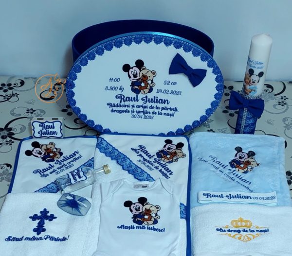 Trusou botez baietel cu ursulet