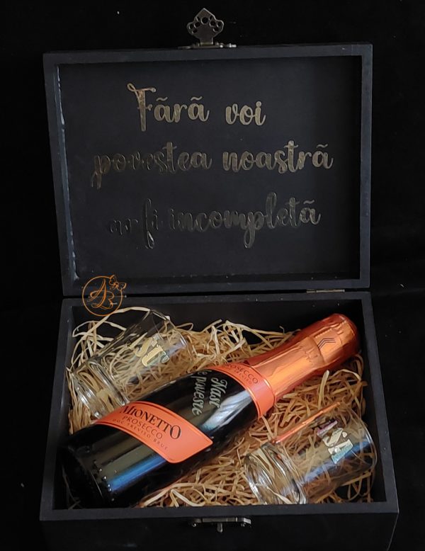 Cutie pentru nasi, cu sticla gravata - imagine 9