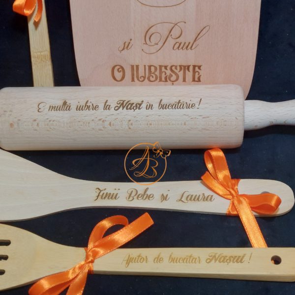 Set gravat in cutie pentru bucatarie, pentru nasi - imagine 6