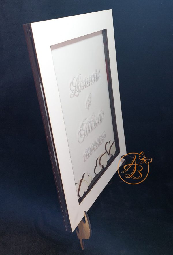 Guest Book plexiglass si cutiuta cu inimioare - imagine 10