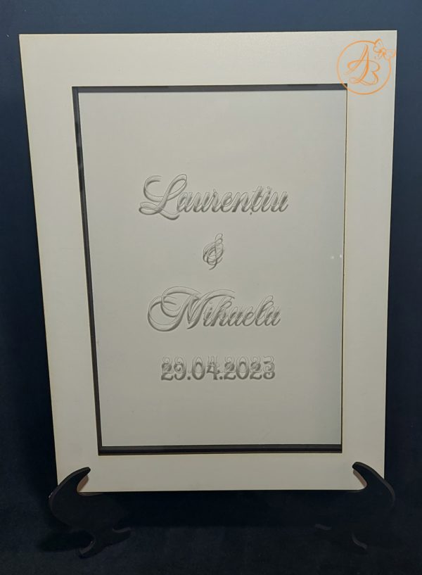 Guest Book plexiglass si cutiuta cu inimioare - imagine 12