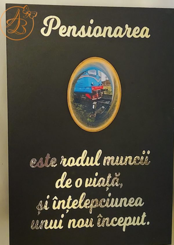 Cutie decorata pentru pensionare - imagine 3