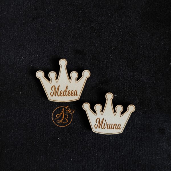 Insigne din lemn gravate 3cm - imagine 7