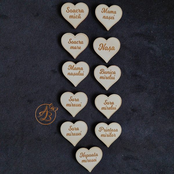 Insigne din lemn gravate 3cm - imagine 8