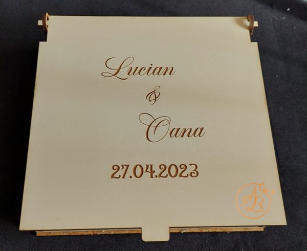Guest Book plexiglass si cutiuta cu inimioare - imagine 26