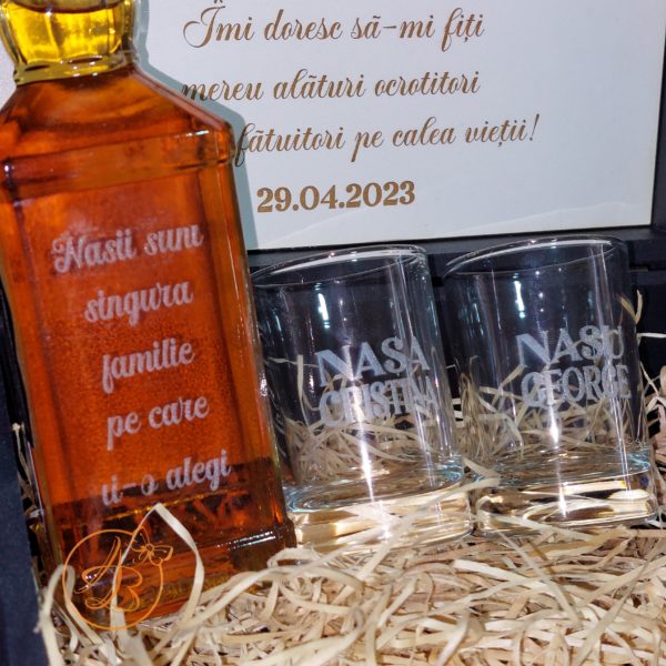 Cutie eleganta pentru nasi, cu placa gravata - imagine 13