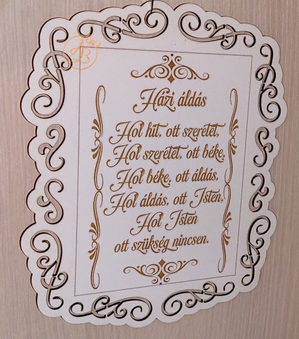 Decor perete Binecuvantarea casei/Hazi aldas