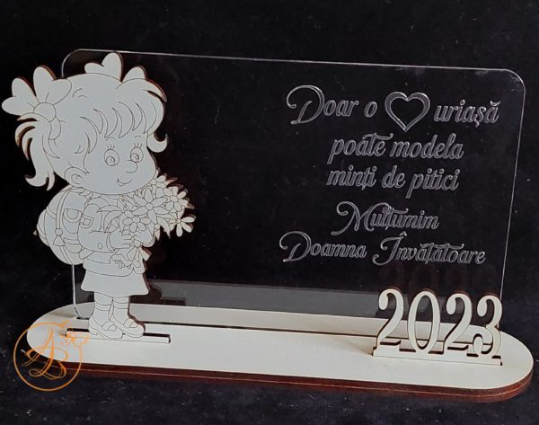 Trofeu cu fetita, baietel sau bufnita - imagine 10