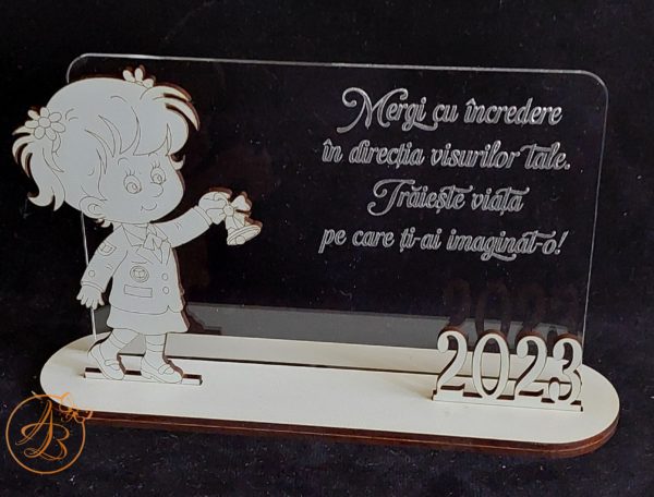 Trofeu cu fetita, baietel sau bufnita - imagine 8
