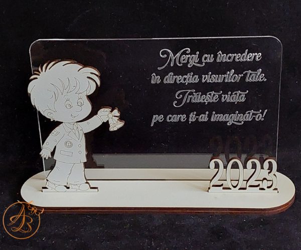 Trofeu cu fetita, baietel sau bufnita - imagine 25