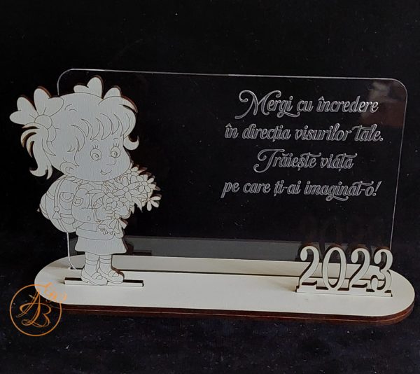 Trofeu cu fetita, baietel sau bufnita - imagine 4