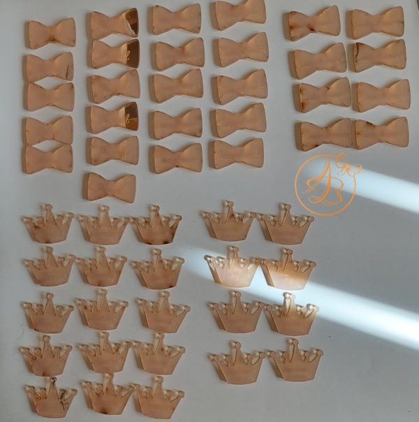 Insigne din oglinda aurie 4cm - imagine 13