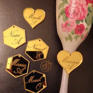 Insigne oglinda pentru pahare, cocarde