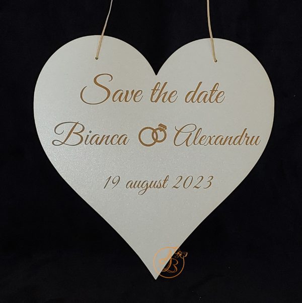 Save the date inimioara - imagine 4