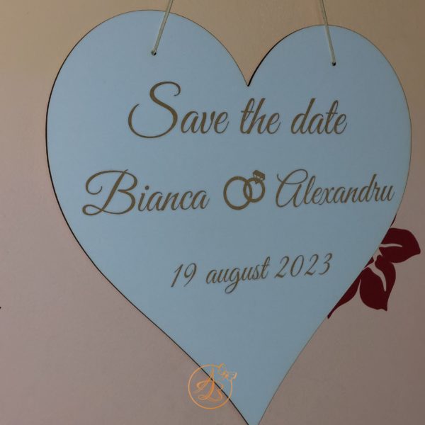 Save the date inimioara - imagine 6