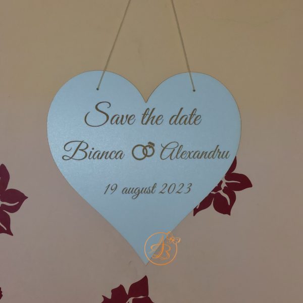 Save the date inimioara - imagine 5