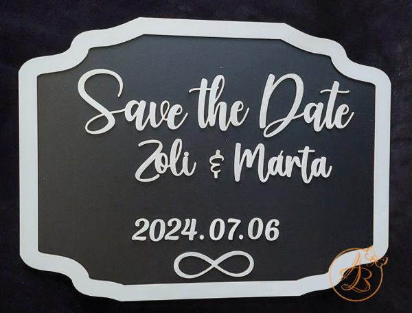 Save the date cu text decupat - imagine 3
