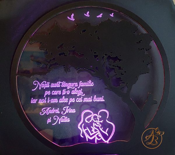 Decor trofeu gravat pentru nasi botez - imagine 7