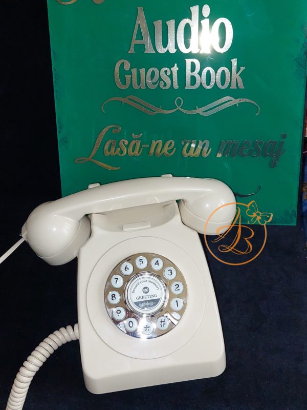 Audio Guest Book - mesaje audio, cu placa personalizata - imagine 10