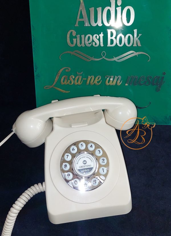 Audio Guest Book - mesaje audio, cu placa personalizata - imagine 13