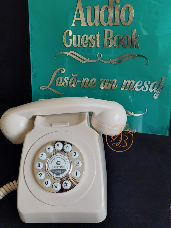 Audio Guest Book - mesaje audio, cu placa personalizata - imagine 11