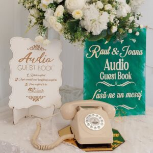 Poti inchiria Audio Guest Book - mesaje audio inregistrate